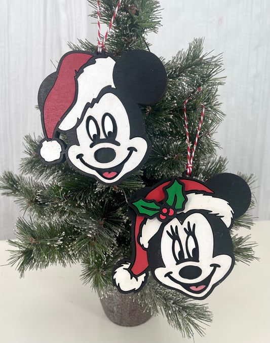 Mouse Ornament Set